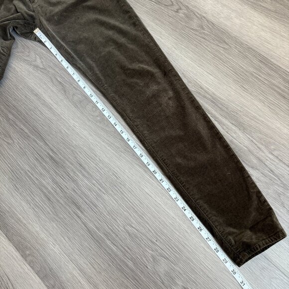 AG Adriano Goldschmeid The Farrah Skinny Velvet Pants Size 30R - Picture 8 of 10